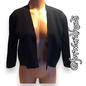 Anne Klein Black Half Sleeve Top Size Small